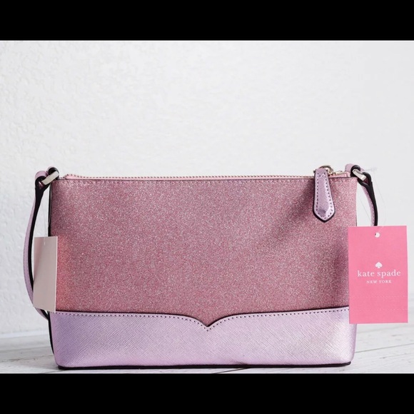 kate spade Bags Kate Spade Lola Glitter Tinsel Crossbody Cardholder
